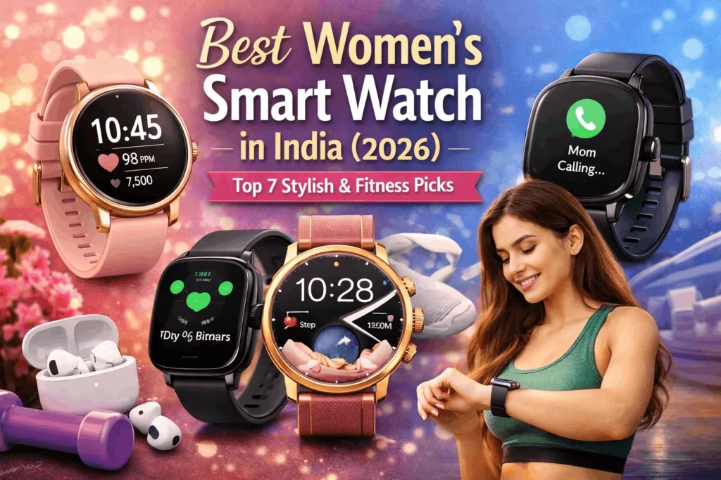 Women’s smartwatch for fitness tracking