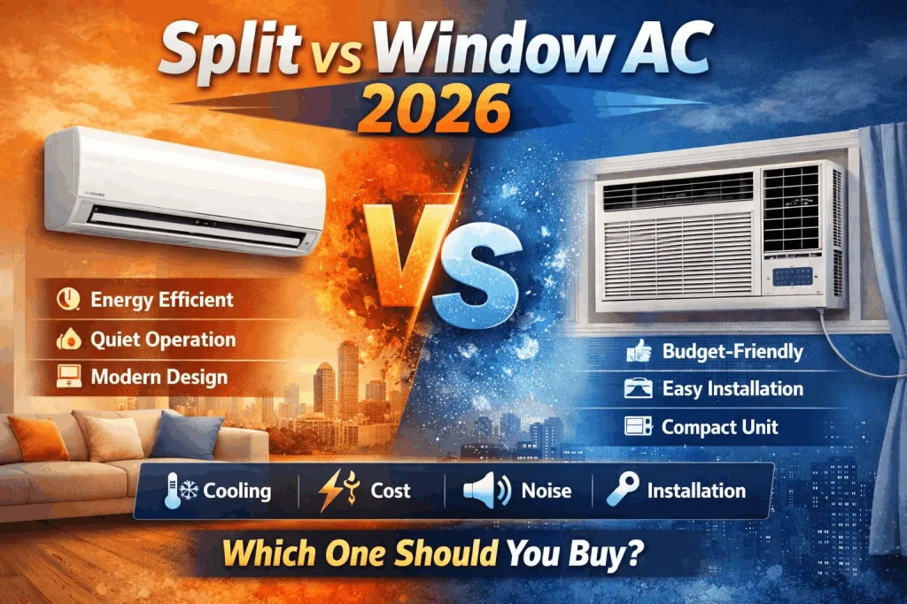 Split vs Window AC India comparison