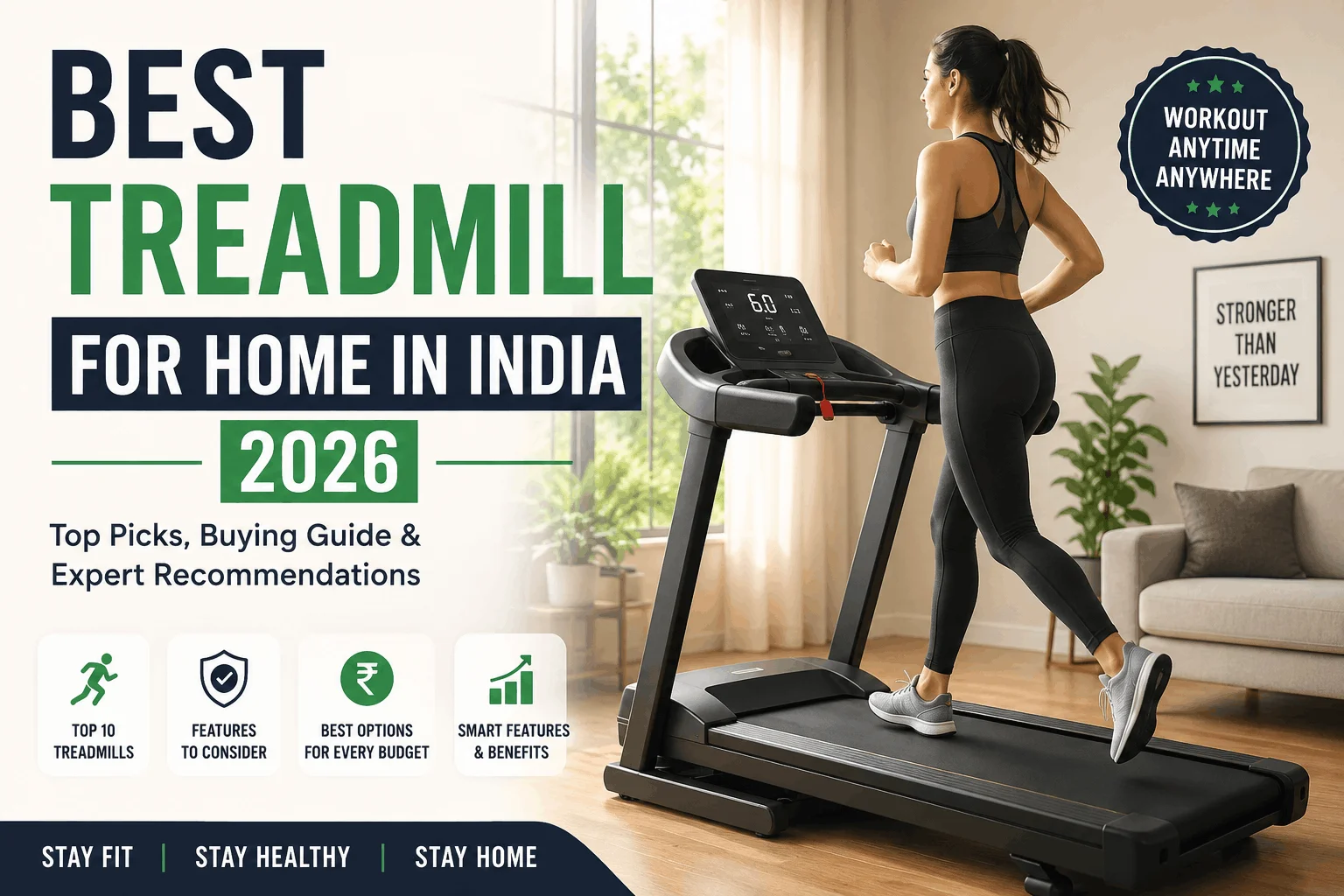 best treadmill for home in india